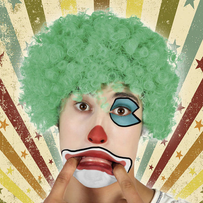 Curly Hair Wig Male clown 117564