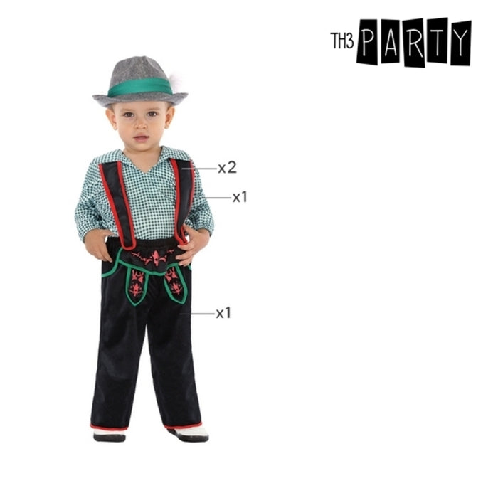 Costume for Babies German (4 Pcs)