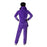 Costume for Adults Purple Rock Star