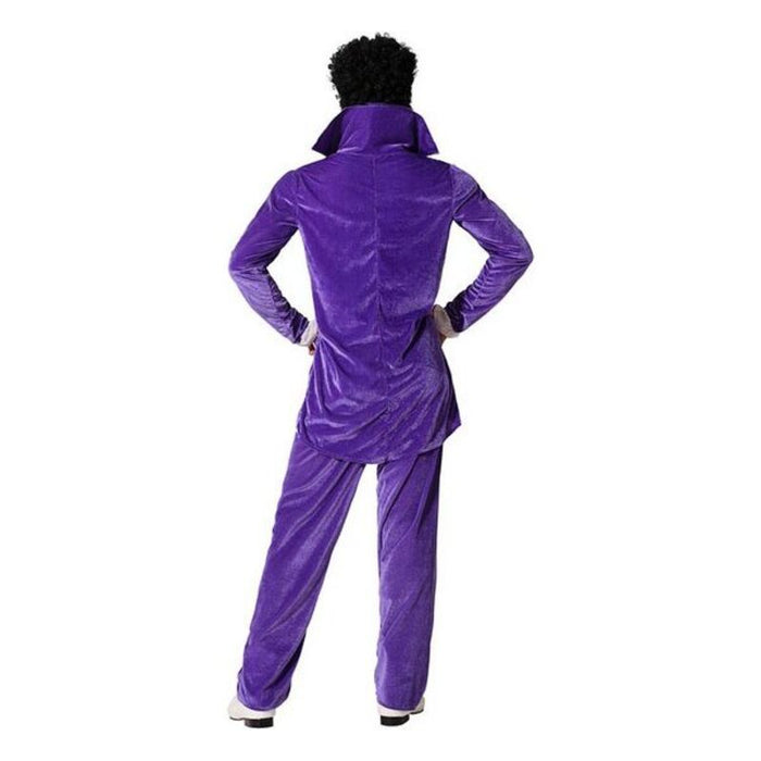 Costume for Adults Purple Rock Star