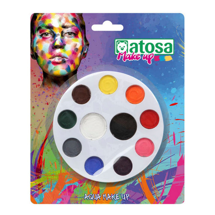 Face Painting Shine Inline Multicolour Palette Water-based ink