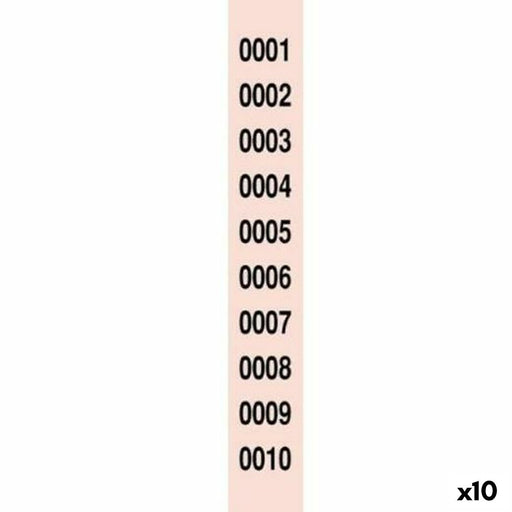 Raffle Number Strips 1-5000 (10 Units)