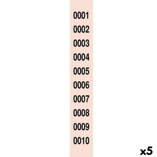 Raffle Number Strips 1-10000 (5 Units)