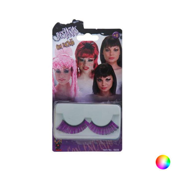 False Eyelashes Creaciones Llopis Purple