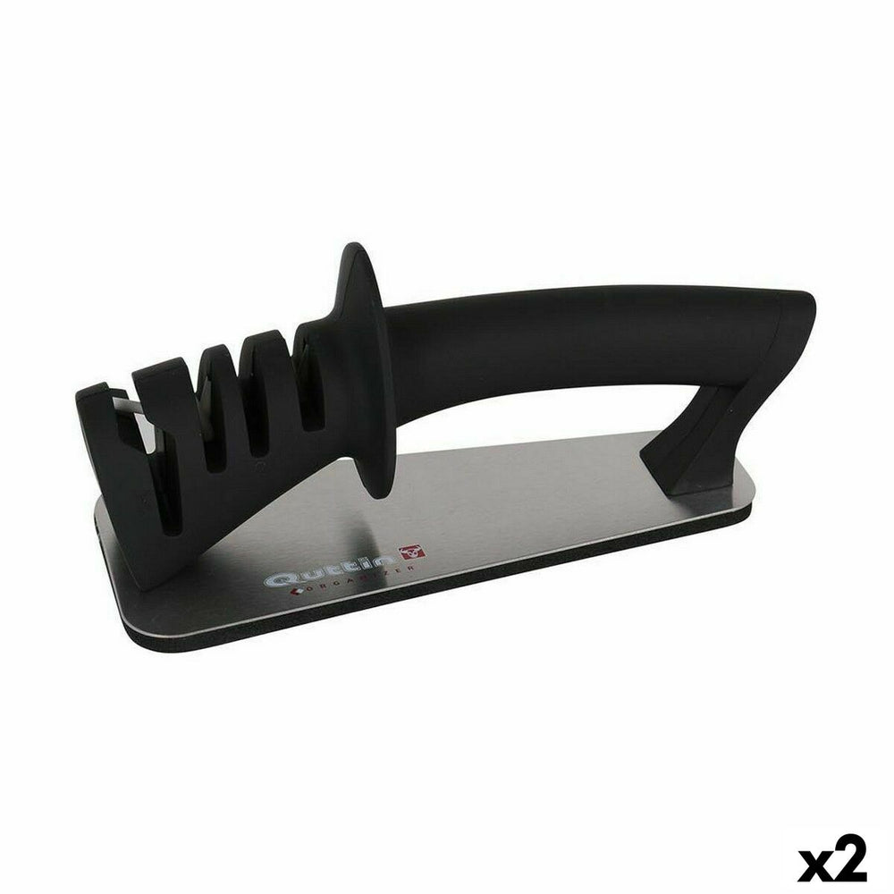 Knife Sharpener Quttin Black (2 Units)