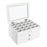 Jewelry box DKD Home Decor Crystal White MDF Wood 25 x 19 x 15 cm