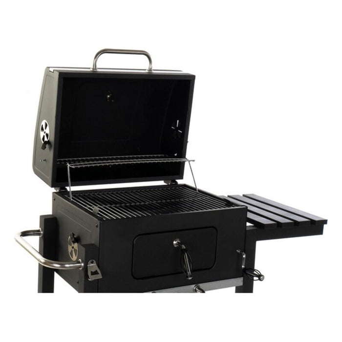 Coal Barbecue with Cover and Wheels DKD Home Decor Steel (140 x 60 x 108 cm)