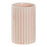 Toothbrush Holder DKD Home Decor Pink Plastic Stoneware 7,2 x 7,2 x 11,5 cm