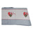 Tablecloth and napkins DKD Home Decor Love Beige Blue Cotton (150 x 1 x 150 cm) (2 pcs)