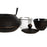 Tea Set DKD Home Decor Black Copper Stainless steel