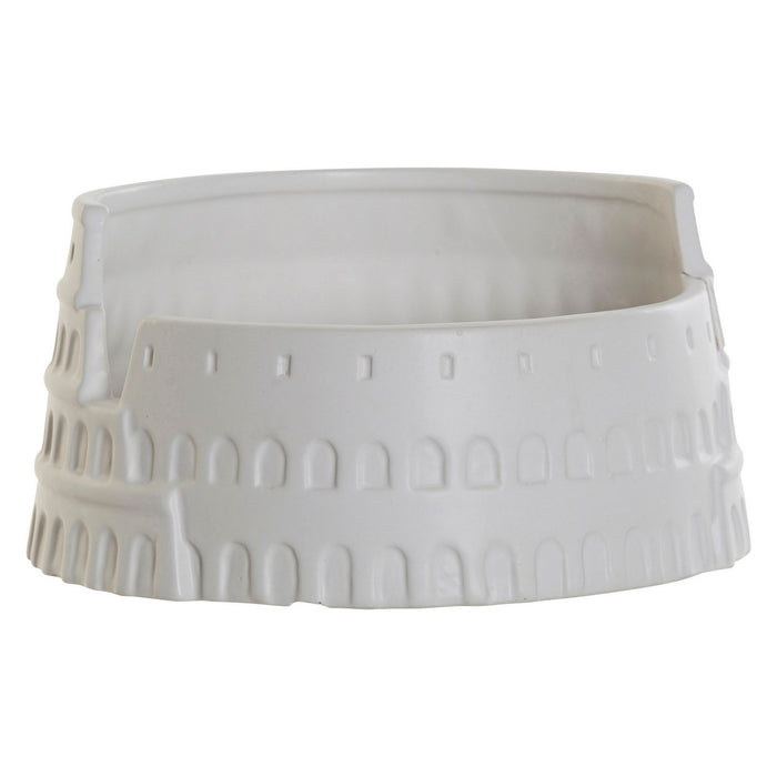 Planter DKD Home Decor White Ceramic (20 x 20 x 10 cm)