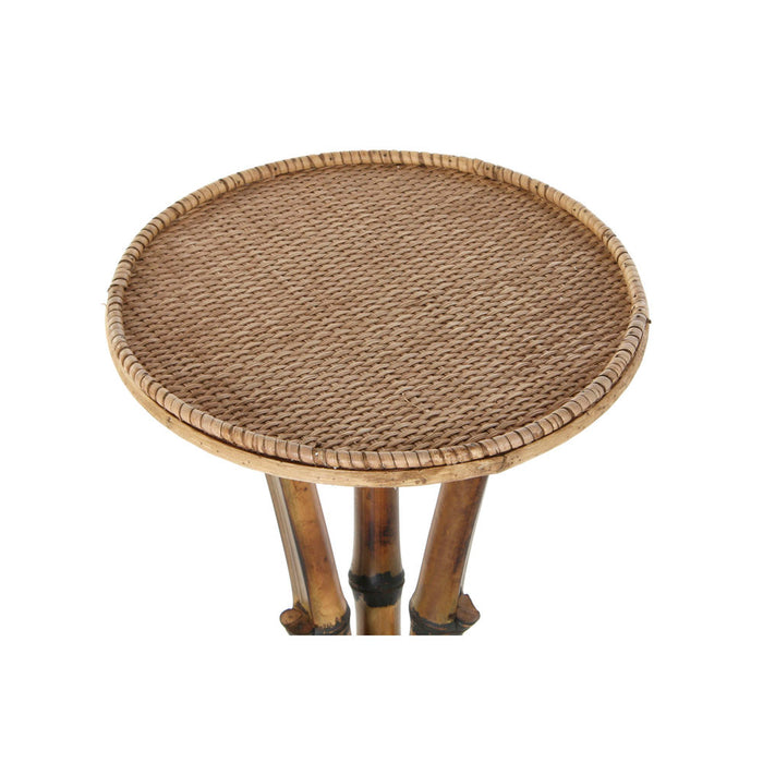 Planter DKD Home Decor Bamboo Rattan Natural (30.5 x 30.5 x 80 cm)