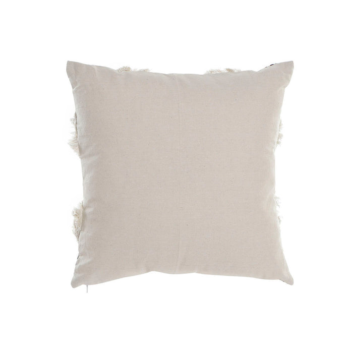 Cushion DKD Home Decor White Black Polyester (45 x 10 x 45 cm)