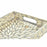 Snack tray DKD Home Decor Mosaic Grey Mother of pearl 30 x 20 x 4 cm Boho