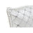 Cushion DKD Home Decor White Grey Polyester Velvet Rhombus (50 x 10 x 30 cm)