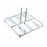 Kitchen Paper Holder DKD Home Decor Silver Metal Plastic 15 x 16 x 29,5 cm