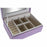 Jewelry box DKD Home Decor 8424001859931 18 x 12 x 7,5 cm Mirror Lilac