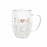 Mug DKD Home Decor Transparent Plastic 400 ml