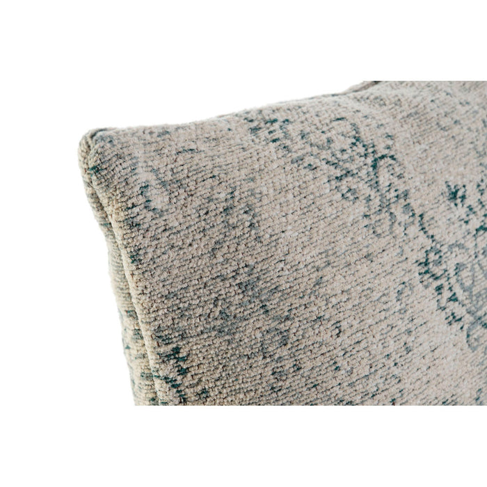 Cushion DKD Home Decor Blue White Black Polyester Cotton (45 x 12 x 45 cm)