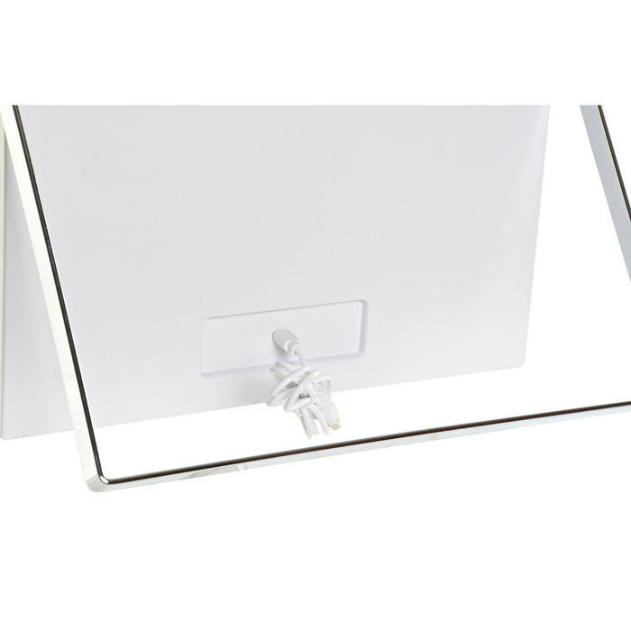 Tabletop Touch LED Mirror DKD Home Decor 30 x 2 x 40 cm Metal White