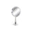 Magnifying Mirror with LED DKD Home Decor Silver Metal 20 x 11 x 37 cm