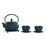 Teapot DKD Home Decor Blue Iron 600 ml (600 ml)