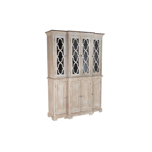 Display Stand DKD Home Decor White Crystal Cardboard Plastic Mango wood Mirror 152 x 51 x 216 cm