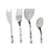 Cutlery DKD Home Decor Silver Stainless steel White 16 Pieces (16 pcs)