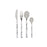 Cutlery DKD Home Decor Silver Stainless steel White 16 Pieces (16 pcs)