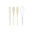 Set of Kitchen Utensils DKD Home Decor Flowers Dolomite MDF Wood 12 x 12 x 22 cm