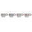 Piece Coffee Cup Set DKD Home Decor Red Multicolour Metal Stoneware 4 Pieces 190 ml