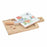 Cheeseboard DKD Home Decor Metal Bamboo Stoneware Multicolour 3 Pieces Tropical Rectangular 30 x 40 cm 21,5 x 11,8 x 1,5 cm
