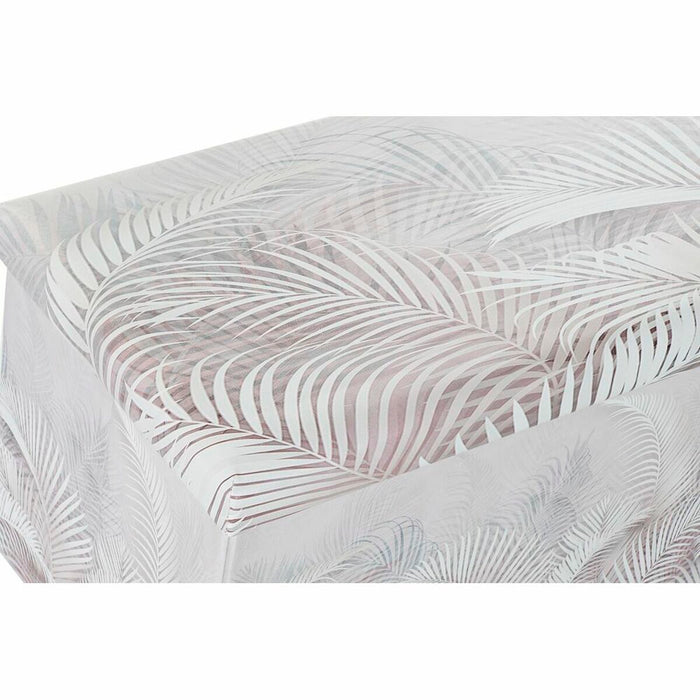 Multi-use Box DKD Home Decor Foldable 71,5 x 35 x 36 cm Polyurethane Tropical (2 Units)
