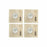 Sushi Set DKD Home Decor Bamboo Stoneware White Oriental 14,5 x 14,5 x 31 cm (16 Pieces)