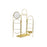 Jewellery Stand DKD Home Decor Mirror Metal (45 x 10,5 x 51,5 cm) (46 x 10,5 x 51,5 cm)