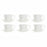 Piece Coffee Cup Set DKD Home Decor Natural Rubber wood White Stoneware 150 ml