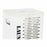 Set of Baskets DKD Home Decor White Black Beige MDF Wood 40 x 30 x 56 cm (5 Units)