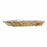 Snack tray DKD Home Decor 38 x 25 x 4 cm Crystal Natural Transparent