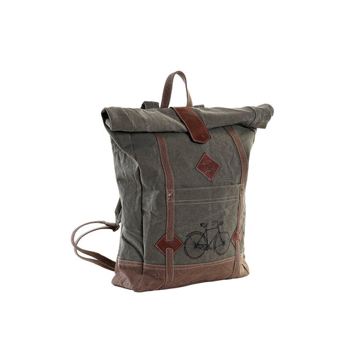 Casual Backpack DKD Home Decor Canvas 44 x 12 x 49 cm Grey Brown