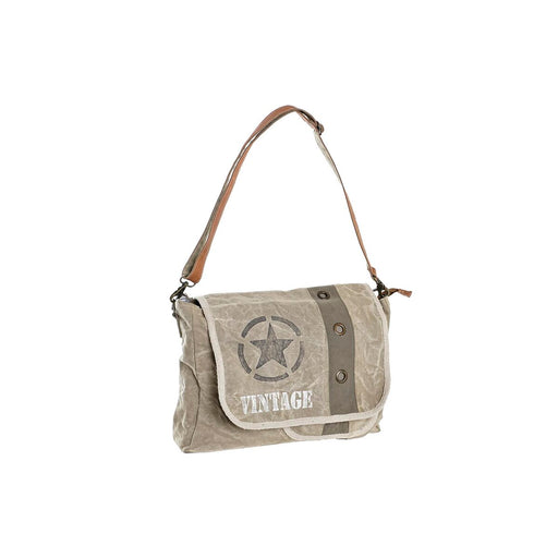 Shoulder Bag DKD Home Decor Star Vintage Grey (50 x 13 x 34 cm)