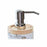 Soap Dispenser DKD Home Decor Marble White Natural Resin Natural rubber Plastic