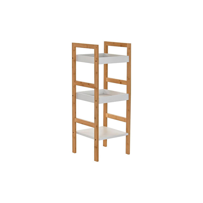 Bathroom Shelves DKD Home Decor White Natural Bamboo 30 x 29 x 80 cm