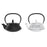 Teapot DKD Home Decor Black Stainless steel White (2 Units)