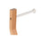 Toilet Paper Holder with Brush Stand DKD Home Decor Natural Wood Steel 18,5 x 18,5 x 75 cm