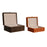 Jewelry box DKD Home Decor Velvet 23 x 18 x 10,5 cm Brown Orange 8,5 cm MDF Wood (2 Units)