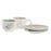 Piece Coffee Cup Set DKD Home Decor Beige Metal White Dolomite (180 ml) (6 Pieces)