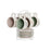 Piece Coffee Cup Set DKD Home Decor Beige Metal White Dolomite (180 ml) (6 Pieces)