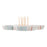 Snack tray DKD Home Decor Multicolour 22 x 22 x 3 cm Stoneware