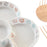 Snack tray DKD Home Decor Multicolour 22 x 22 x 3 cm Stoneware