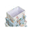 Set of Stackable Organising Boxes DKD Home Decor Blue White Flowers Cardboard (43,5 x 33,5 x 15,5 cm)